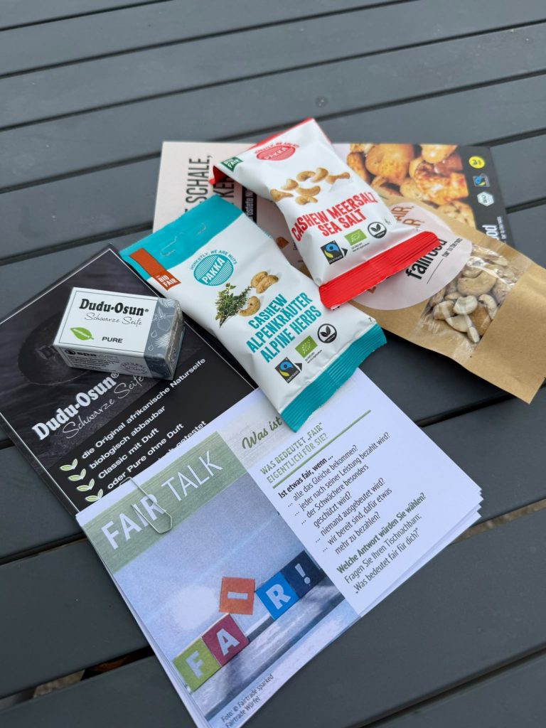 Faire Snacks und Fair Talk Faire Snacks und Fair Talk